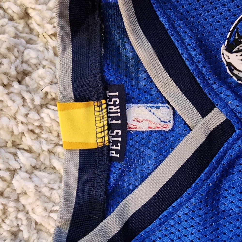 NBA Pets First Dallas Mavericks Dog Jersey Blue Number 10‎ - Picture 3 of 4